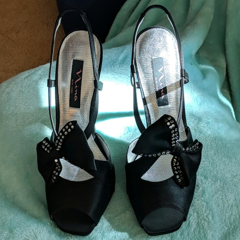 Black 5" heels